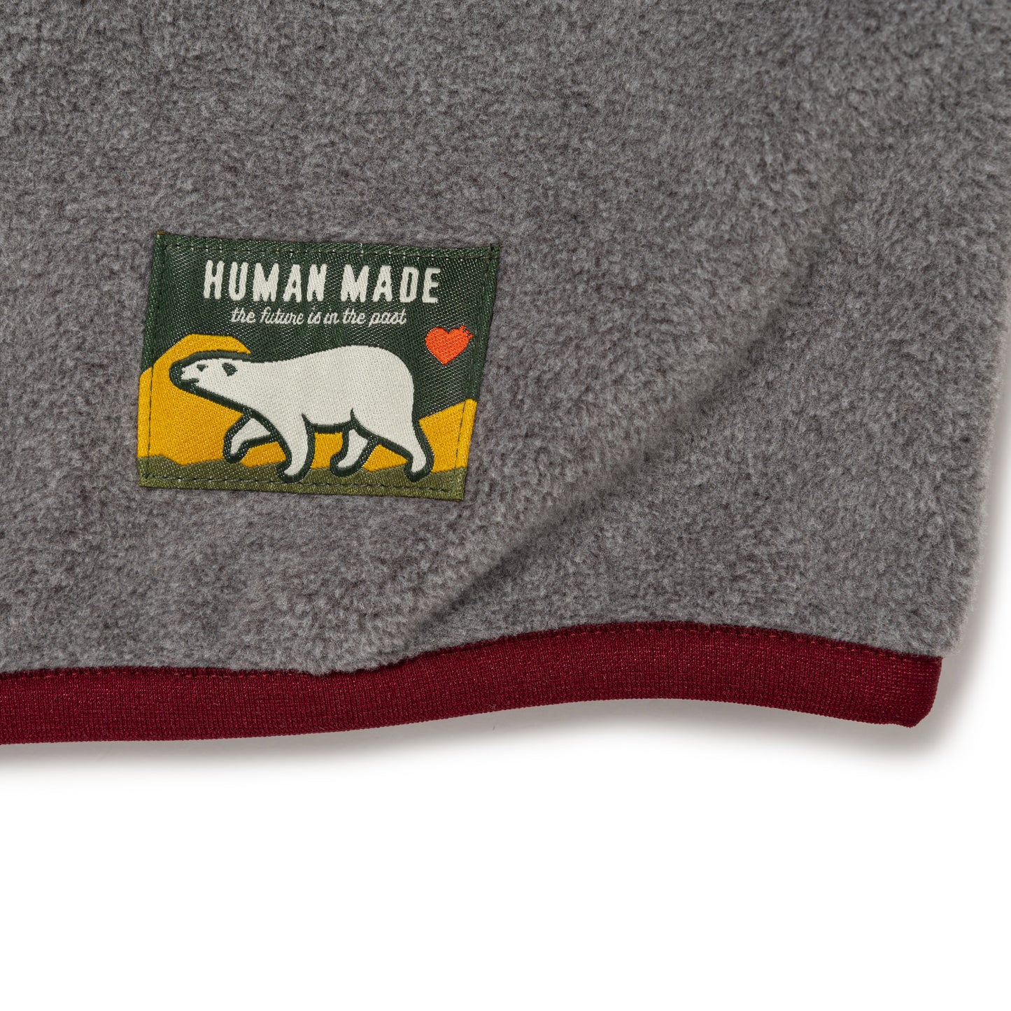 HUMAN MADE FLEECE HALF ZIP PULLOVER 2-D