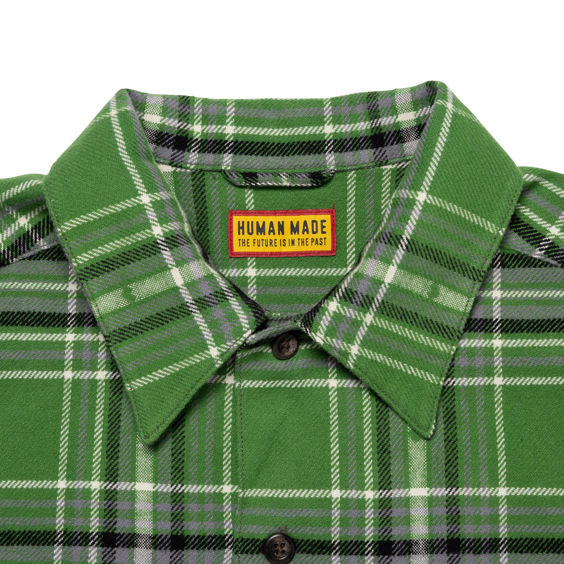 HUMAN MADE FLANNEL CHECK SHIRT GR-C