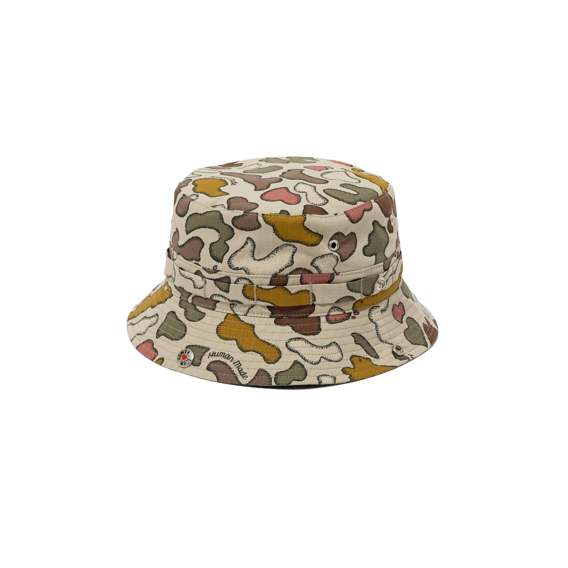 KAWS MADE CAMO BUCKET HAT