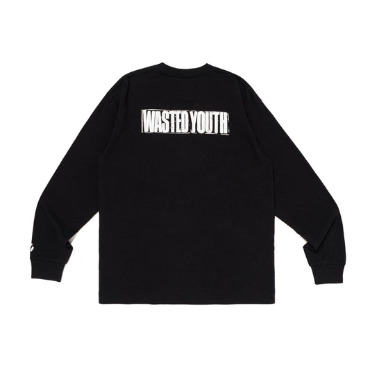 WASTED YOUTH LONG SLEEVE T-SHIRT BK-B