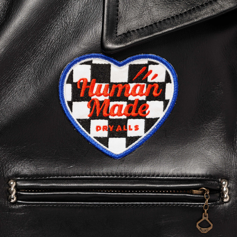 HUMAN MADE　　LEATHER JACKET BK-D