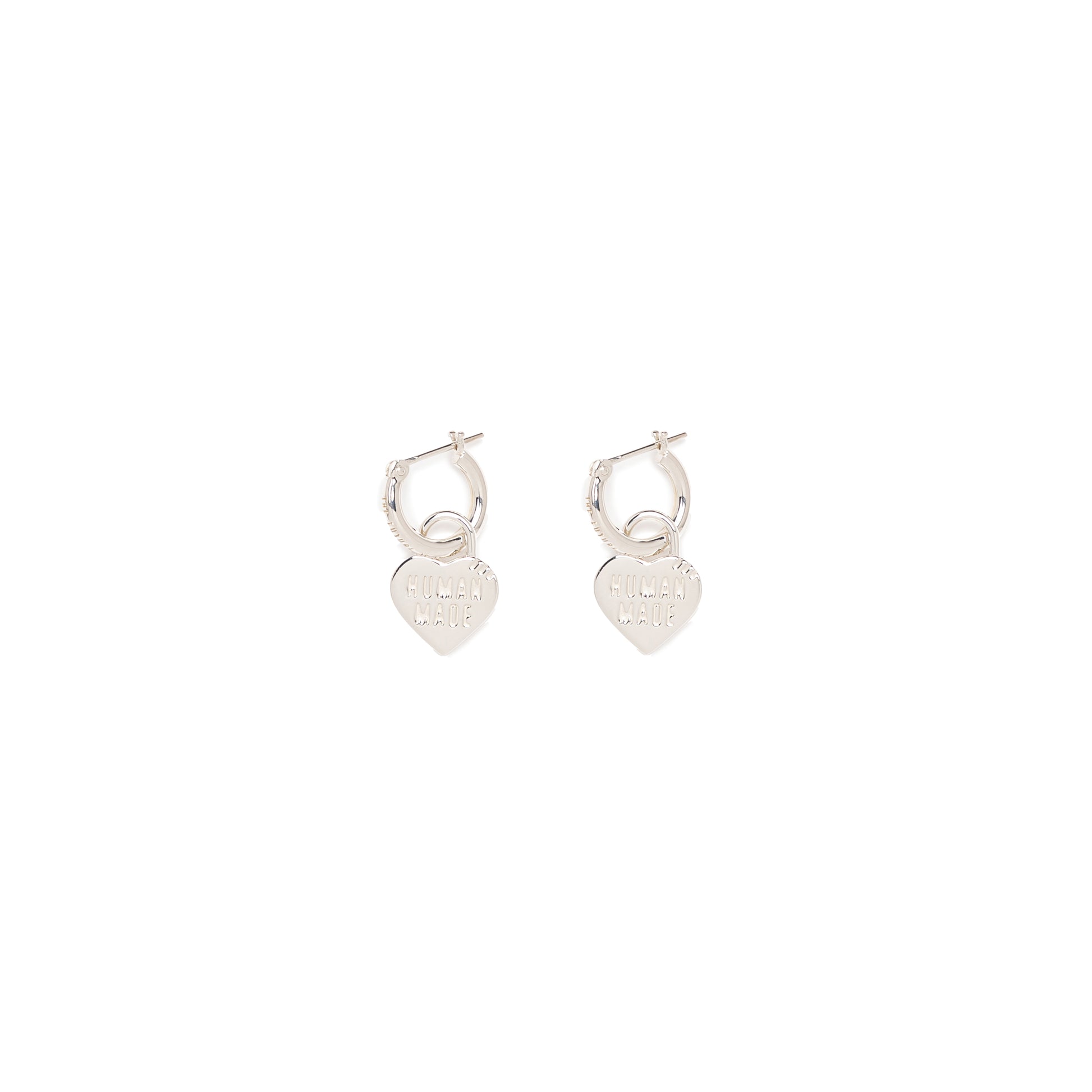 HUMAN MADE HEART SILVER EARRINGS SV-A