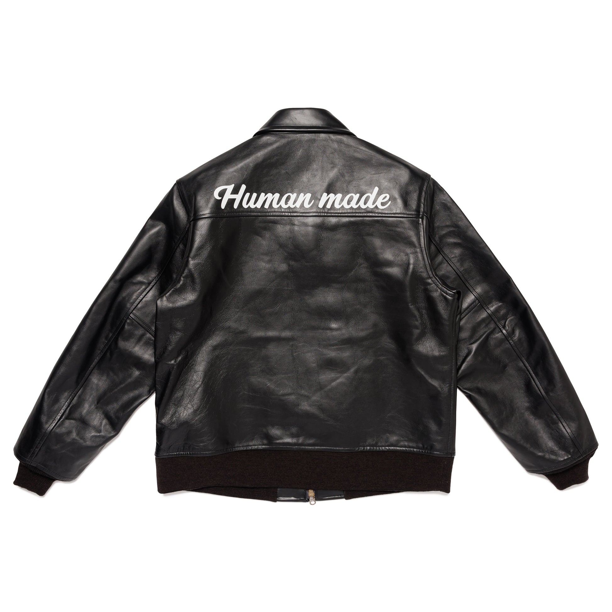 HUMAN MADE　　LEATHER JACKET BK-B