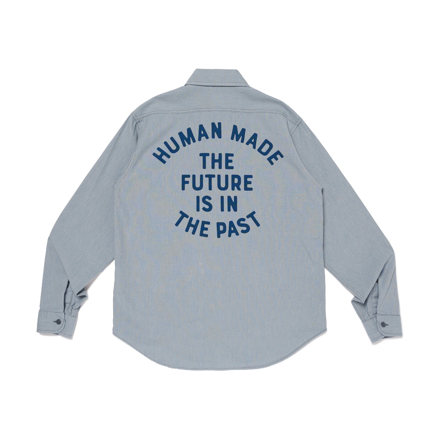 HUMAN MADE SALT & PEPPER WORK SHIRT BL-B