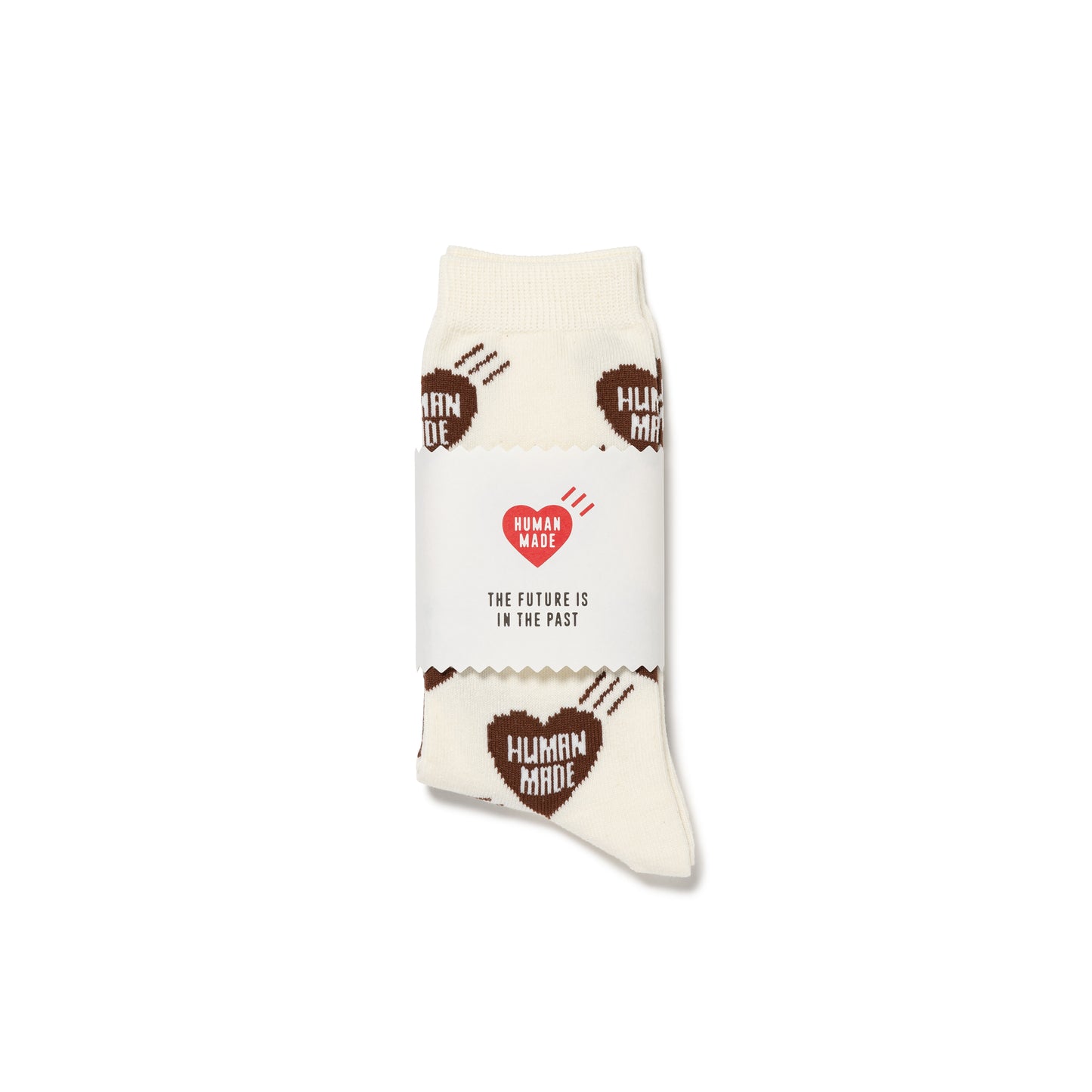 HUMAN MADE HM28GD062 HEART SOCKS BW-B