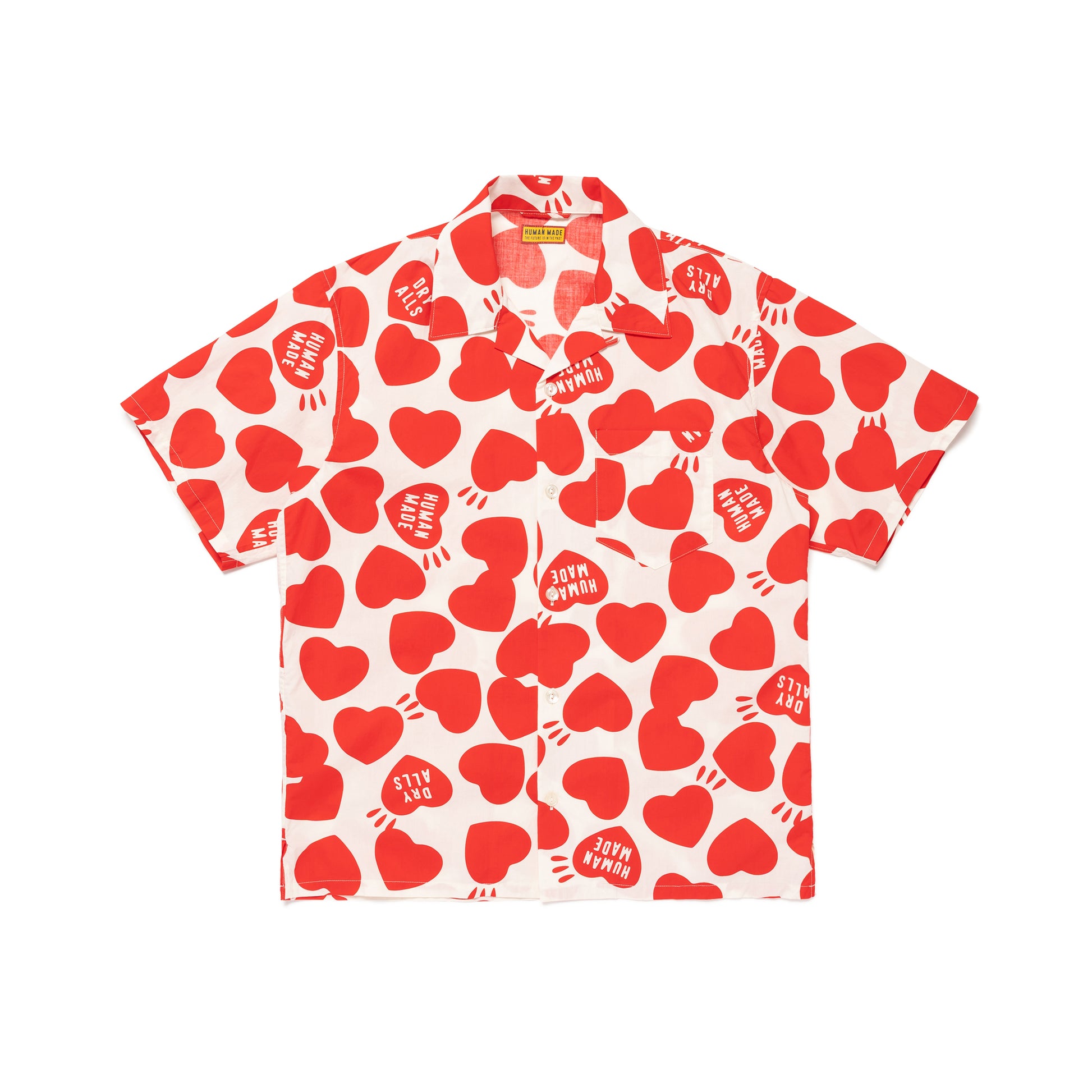 HUMAN MADE HEART ALOHA SHIRT WH-A