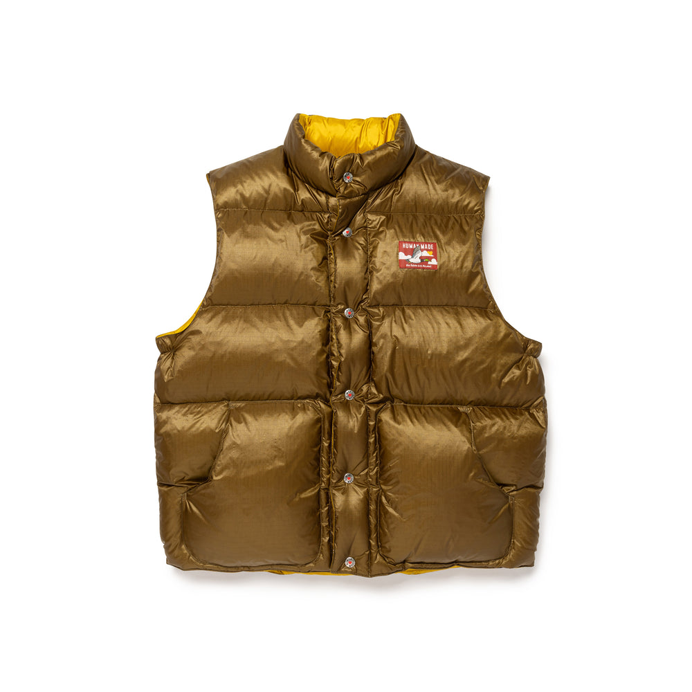 HUMAN MADE  REVERSIBLE DOWN VESTOB-A