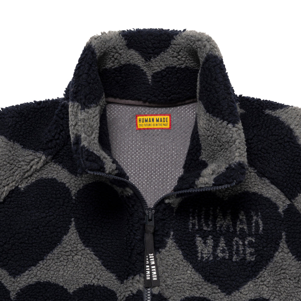 HUMAN MADE HEART FLEECE JACKET NYC