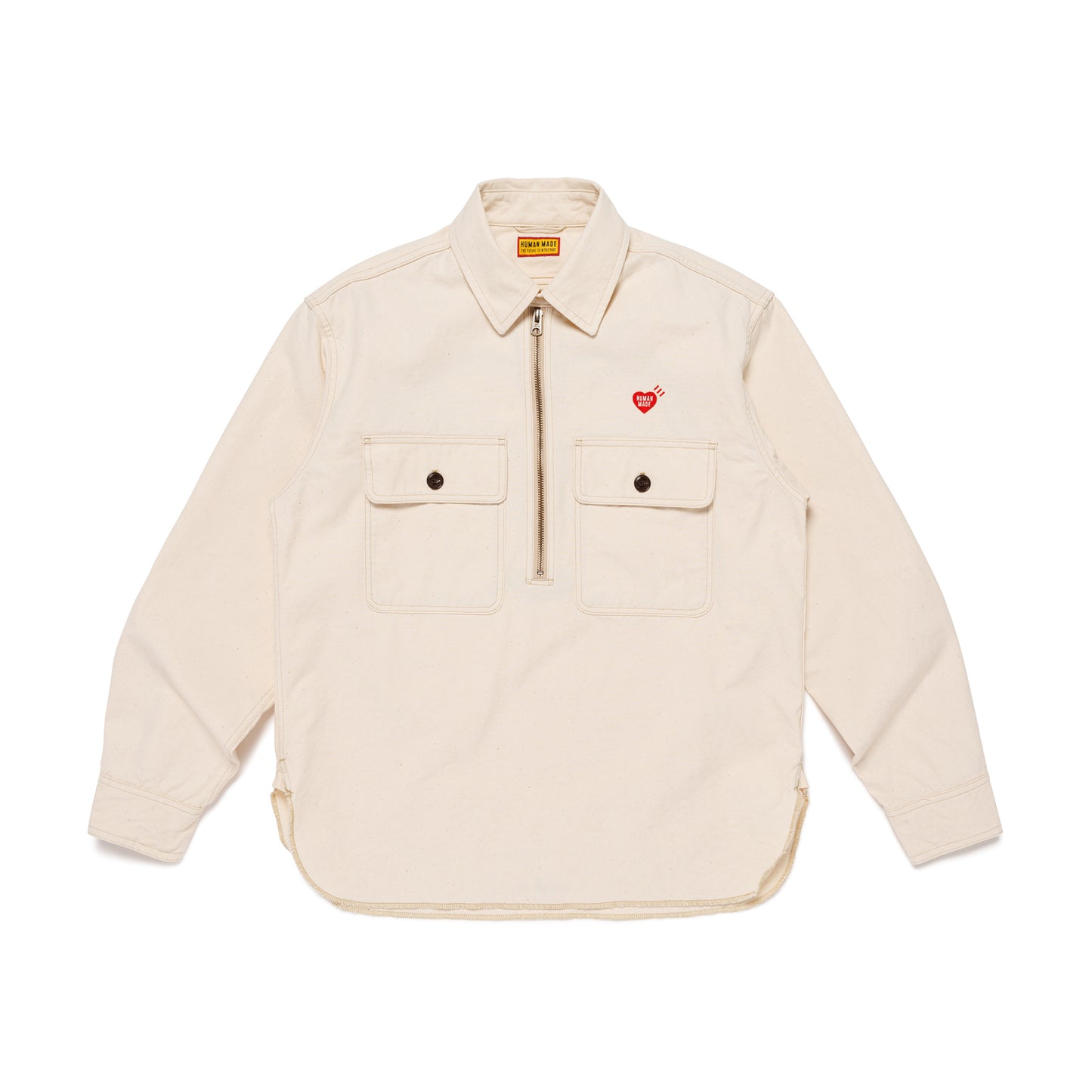 HUMAN MADE ZIP-UP WORK SHIRT 1-A