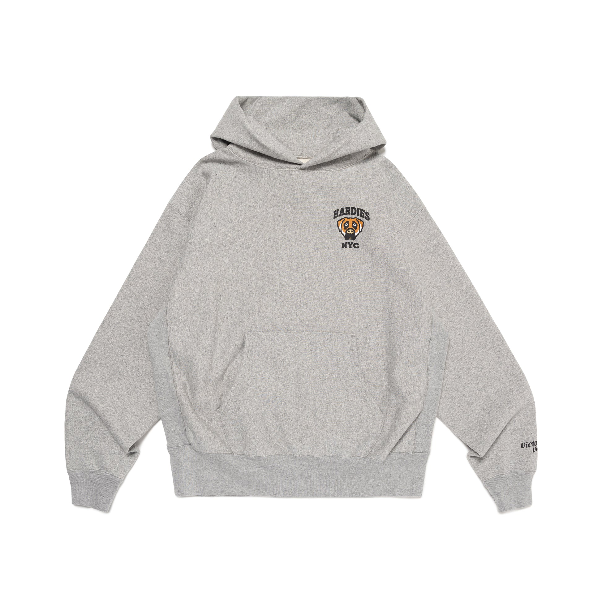 VICTOR VICTOR × HARDIES HEAVY WEIGHT HOODIE #2 GY-A