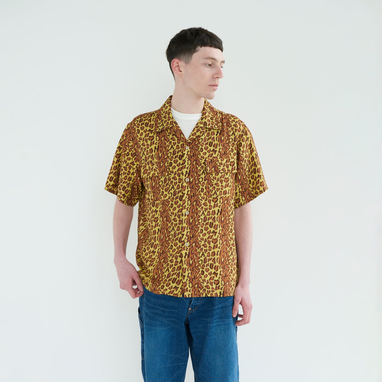 HUMAN MADE LEOPARD ALOHA SHIRT YE-F