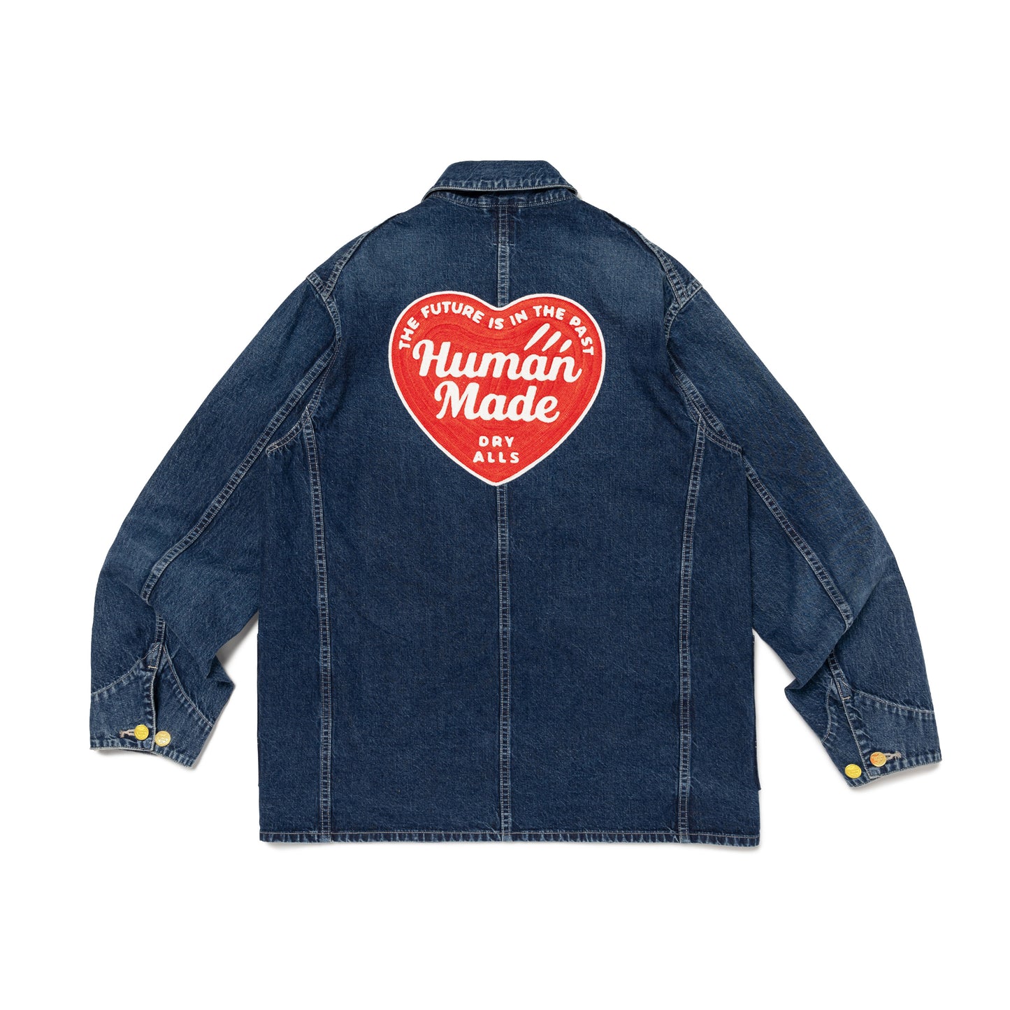 HUMAN MADE  DENIM COVERALL JACKET FUTURE IN -B