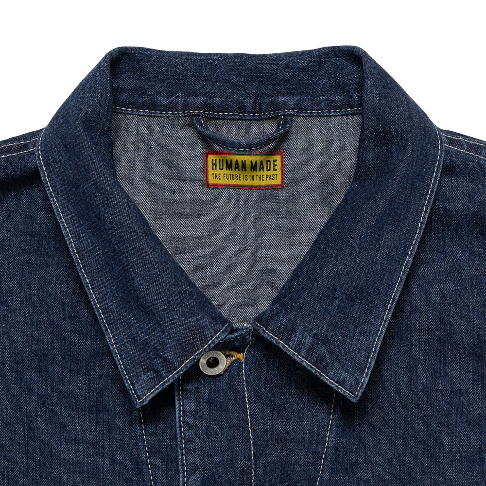 HUMAN MADE  DENIM HALF COAT IN-B