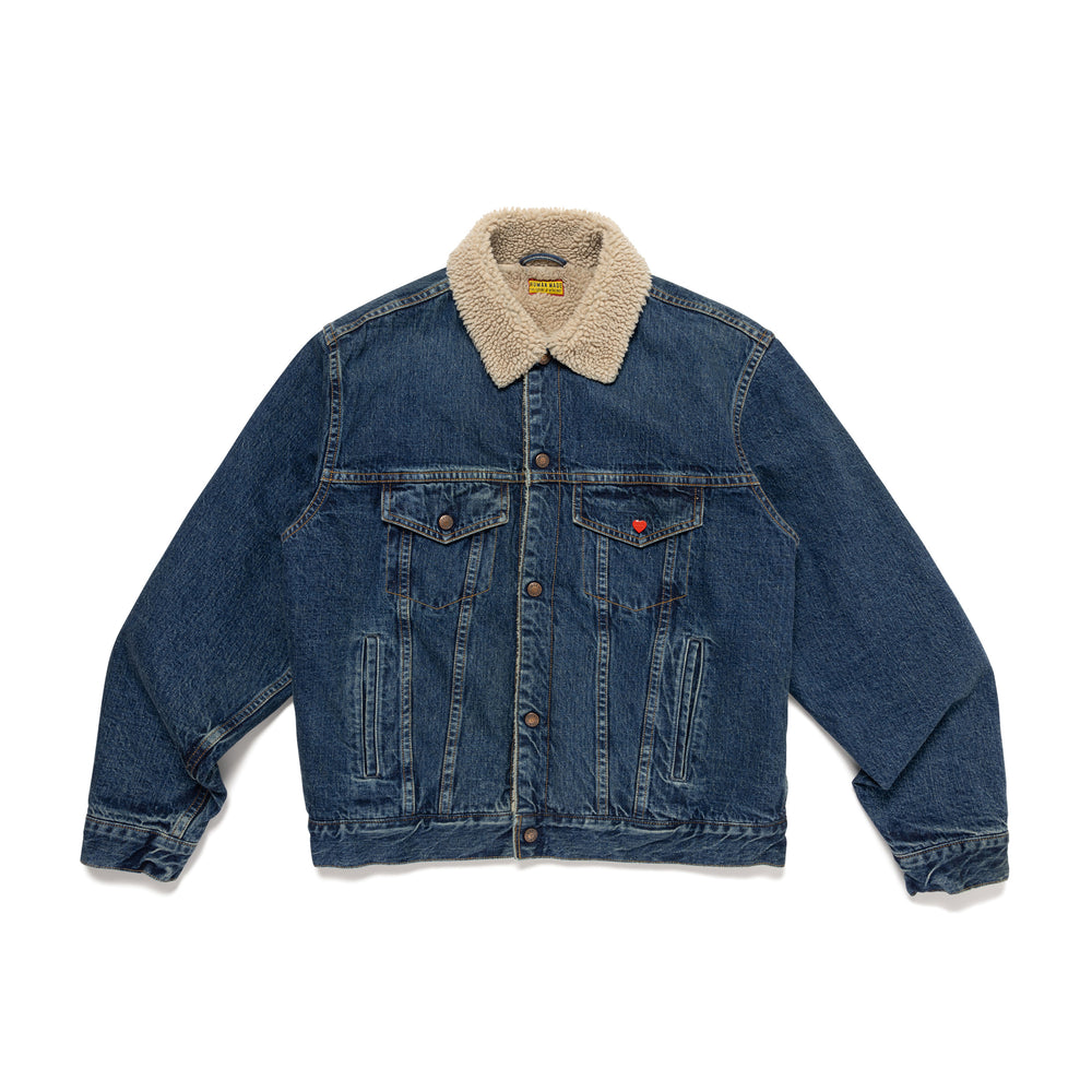 HUMAN MADE BOA LINED DENIM JACKET IN-A