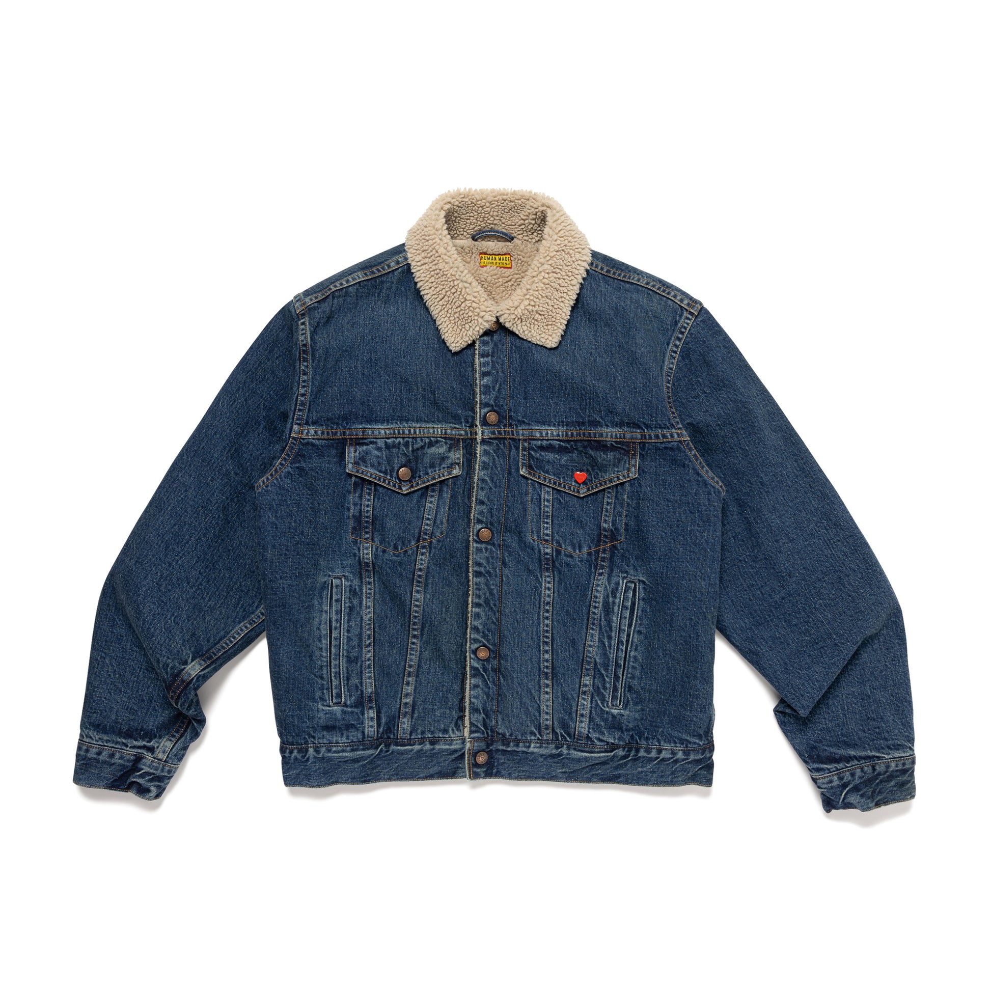 HUMAN MADE BOA LINED DENIM JACKET IN-A