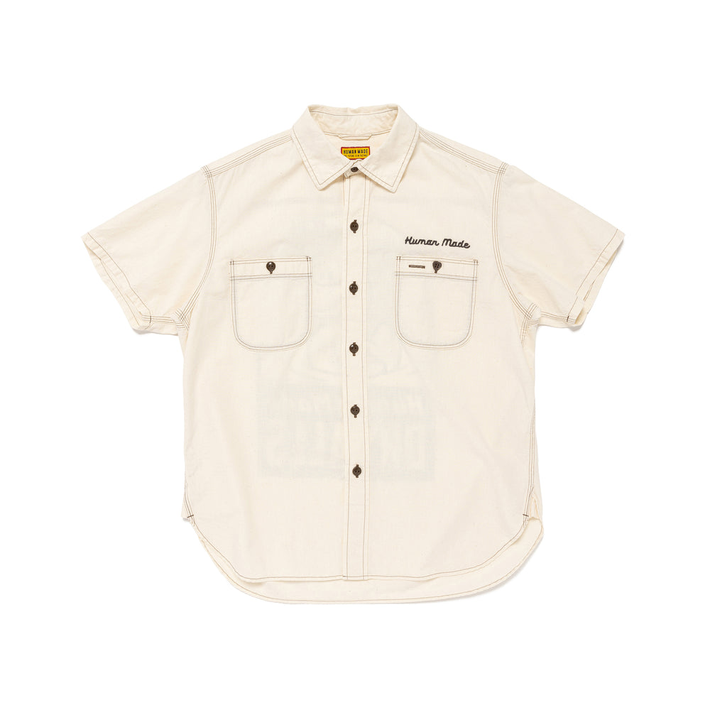 HUMAN MADE CHAMBRAY S_S SHIRT BG-A