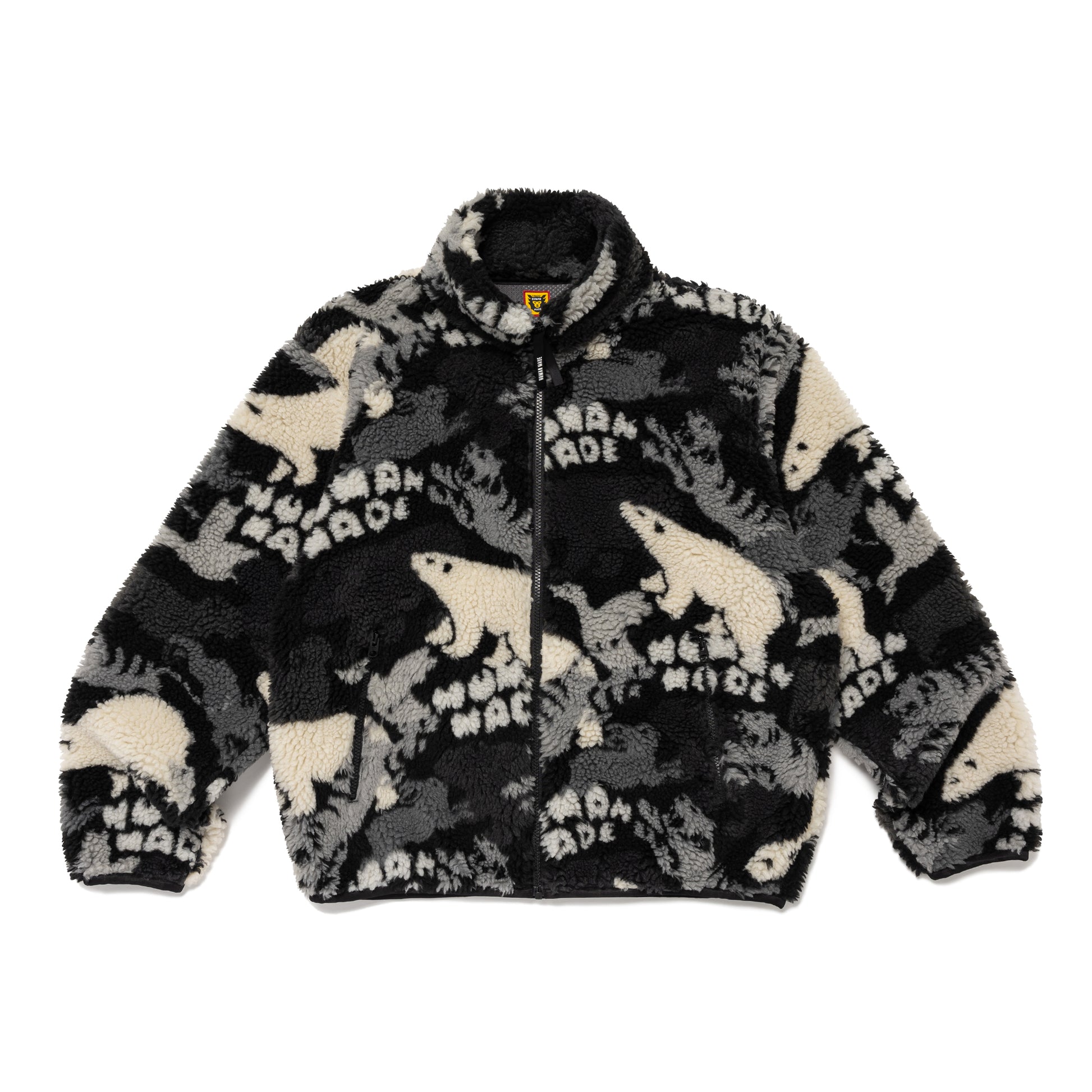 HUMAN MADE ANIMAL FLEECE JACKET GY-A