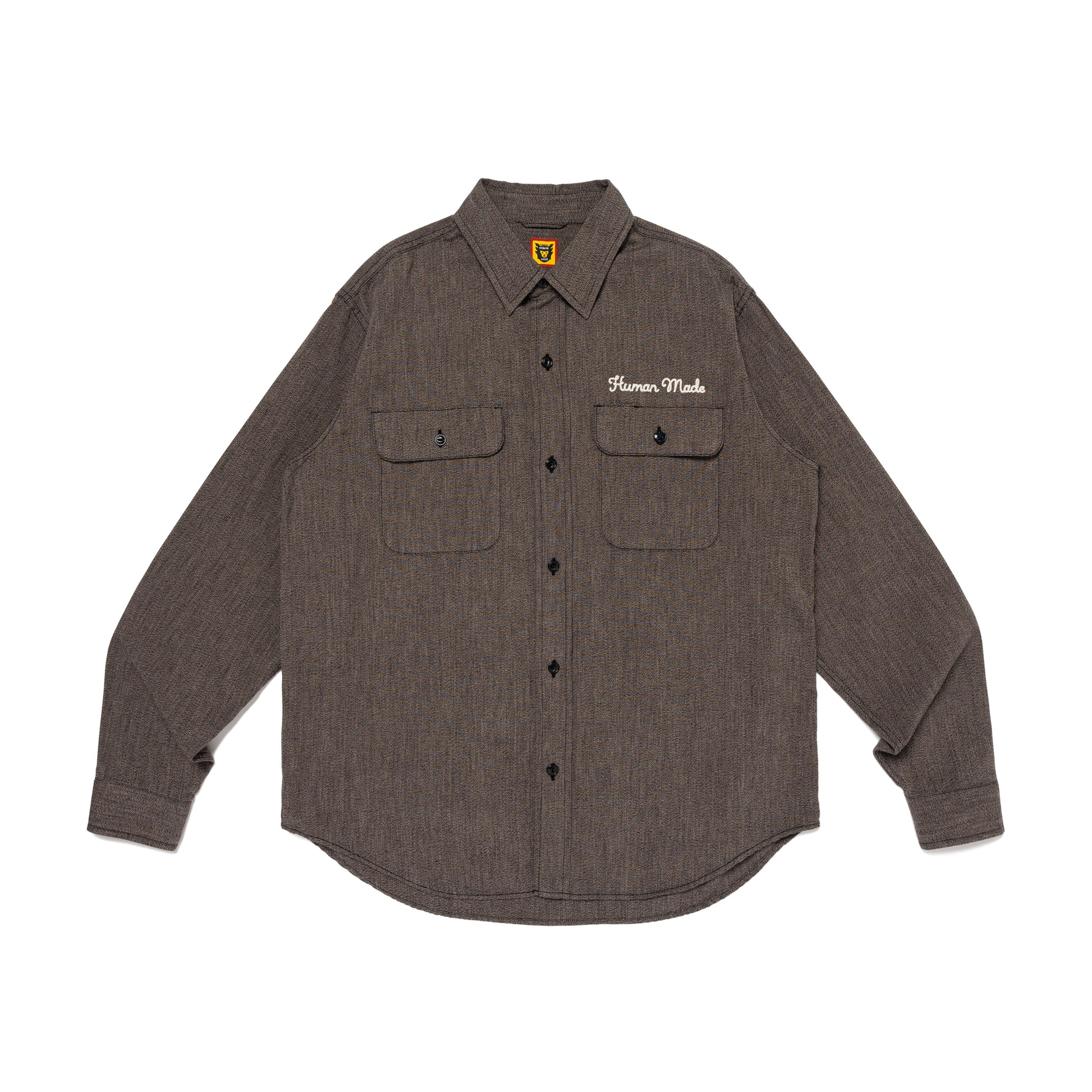 HUMAN MADE SALT & PEPPER WORK SHIRT CH-A