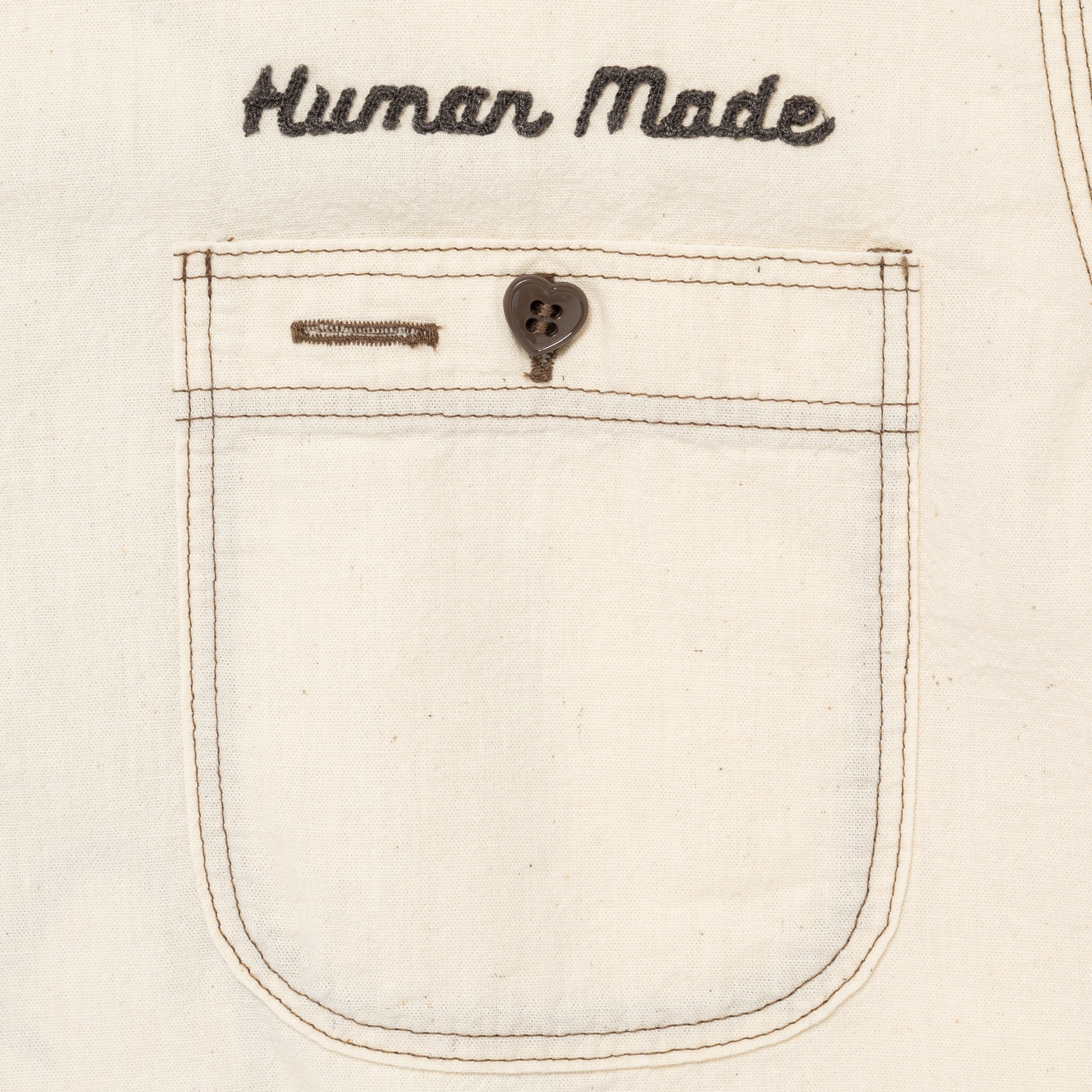 HUMAN MADE CHAMBRAY S_S SHIRT BG-C