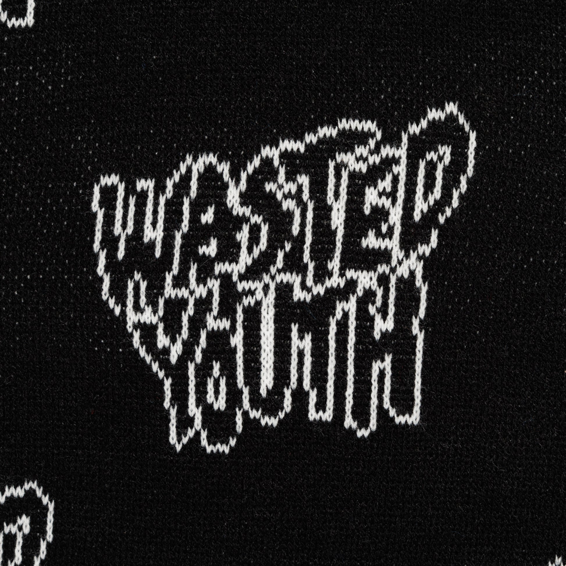 WASTED YOUTH KNIT SWEATER BK-D