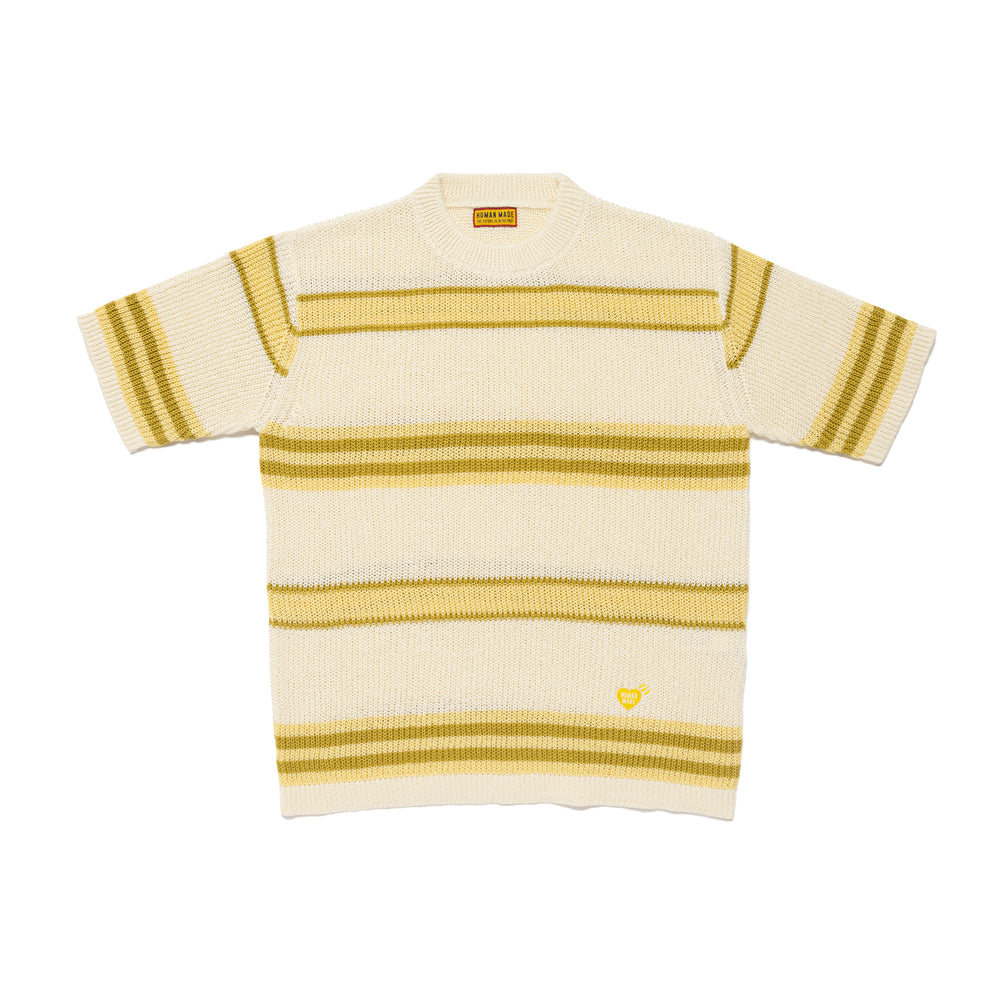 HUMAN MADE STRIPED SS KNIT YE-A