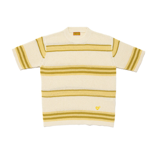 HUMAN MADE STRIPED SS KNIT YE-A