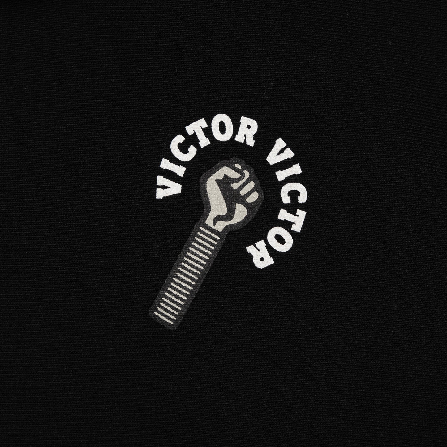 VICTOR VICTOR × HARDIES HEAVY WEIGHT HOODIE #1 BK-C