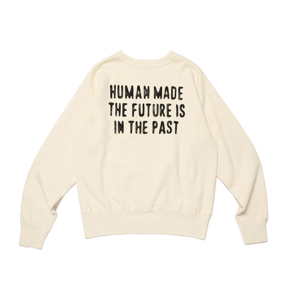HUMAN MADE   TSURIAMI SWEATSHIRT  WH-B