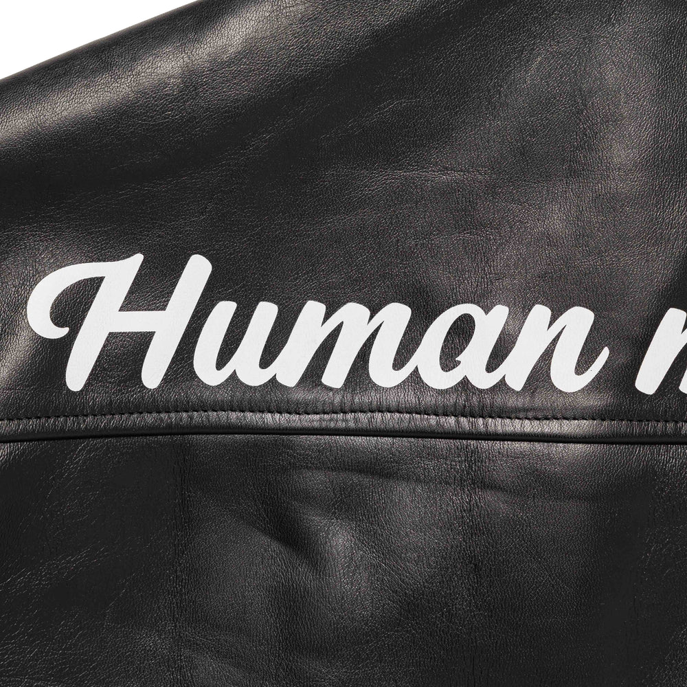 HUMAN MADE　　LEATHER JACKET BK-F