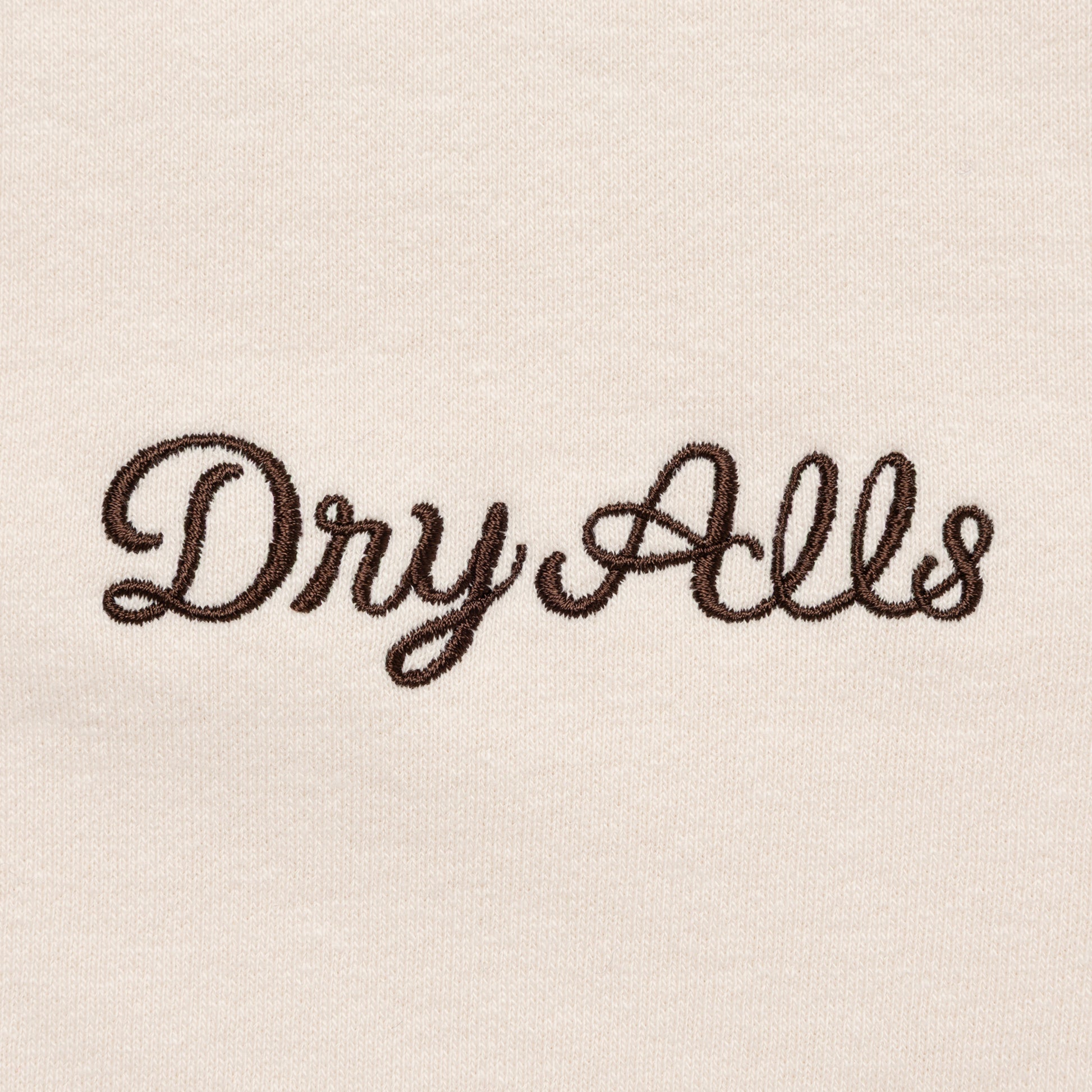 HUMAN MADE  HENLEY NECK SWEATSHIRT WH-D