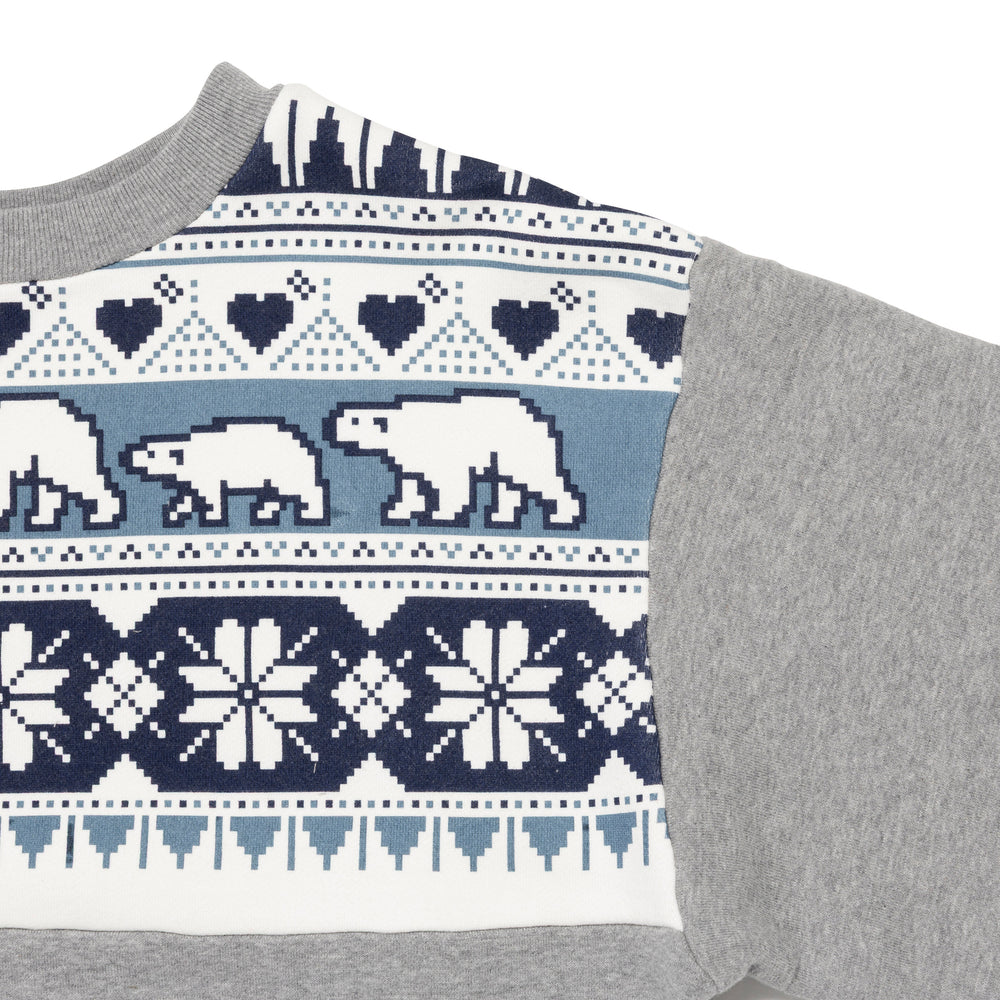 HUMAN MADE SNOWFLAKES SWEATSHIRT GY-C