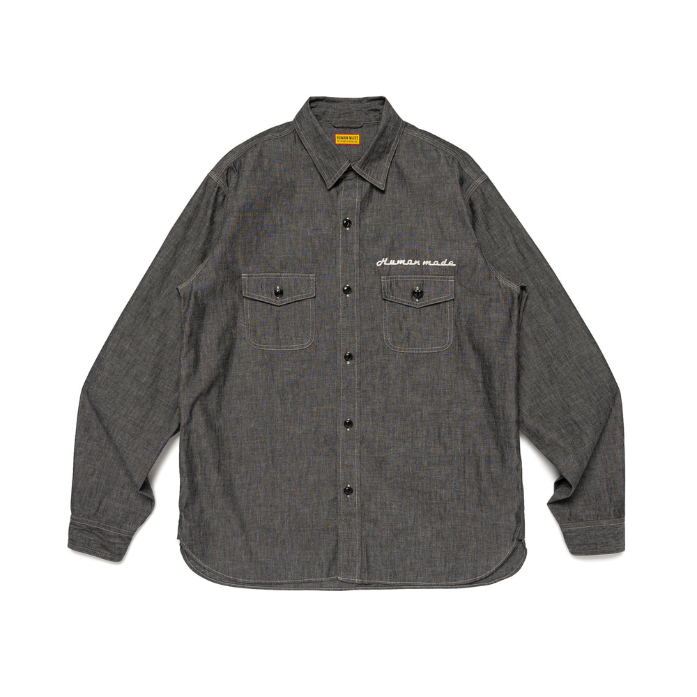 HUMAN MADE  CHAMBRAY SHIRT BK-A