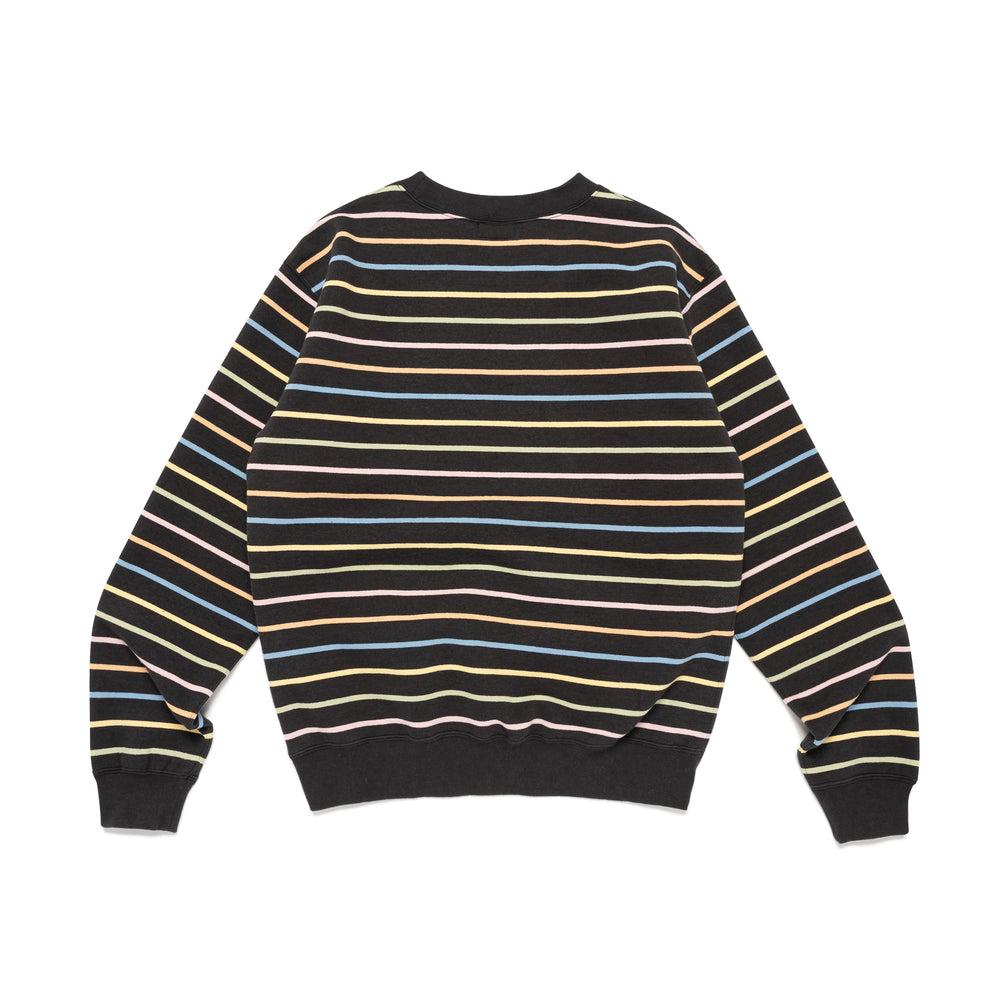 HUMAN MADE MULTI STRIPED SWEATSHIRT BK-B