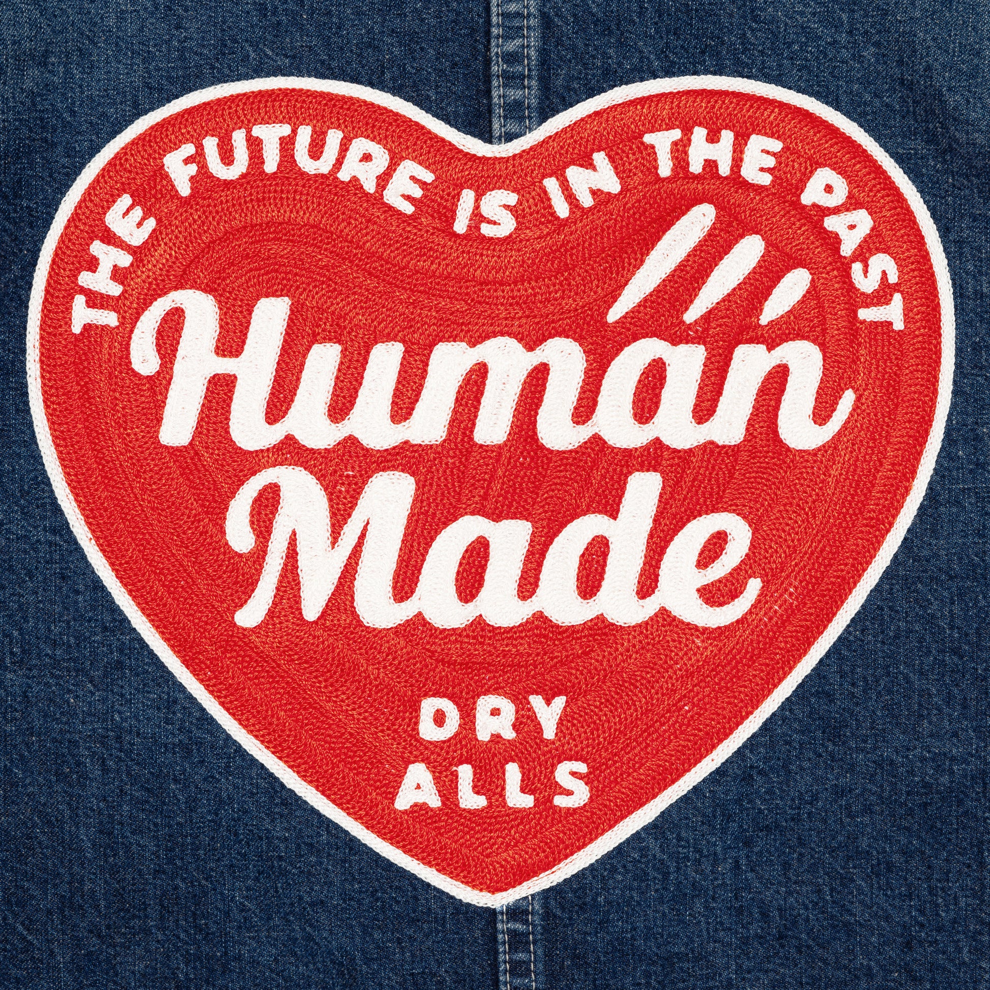 HUMAN MADE  DENIM COVERALL JACKET FUTURE IN -E