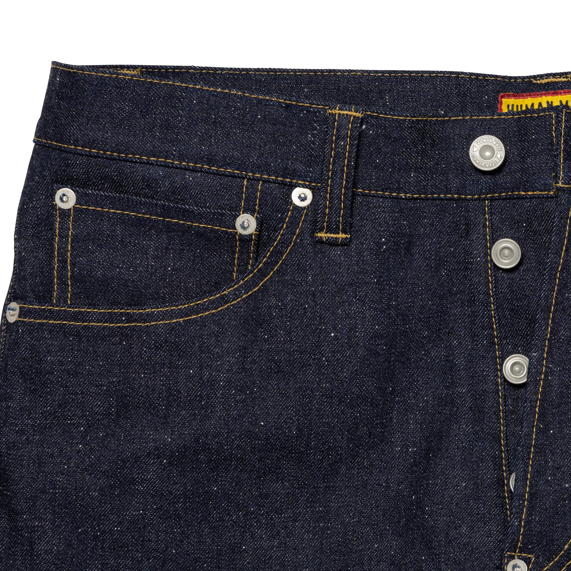 HUMAN MADE STRAIGHT DENIM PANTS PAST IN-C