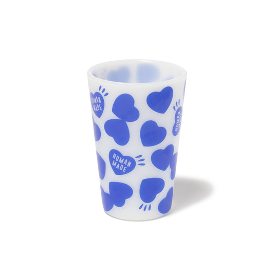 HUMAN MADE HEART PATTERN TUMBLER BL-A