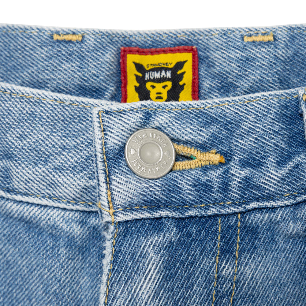 HUMAN MADE WIDE DENIM PANTS IN-D