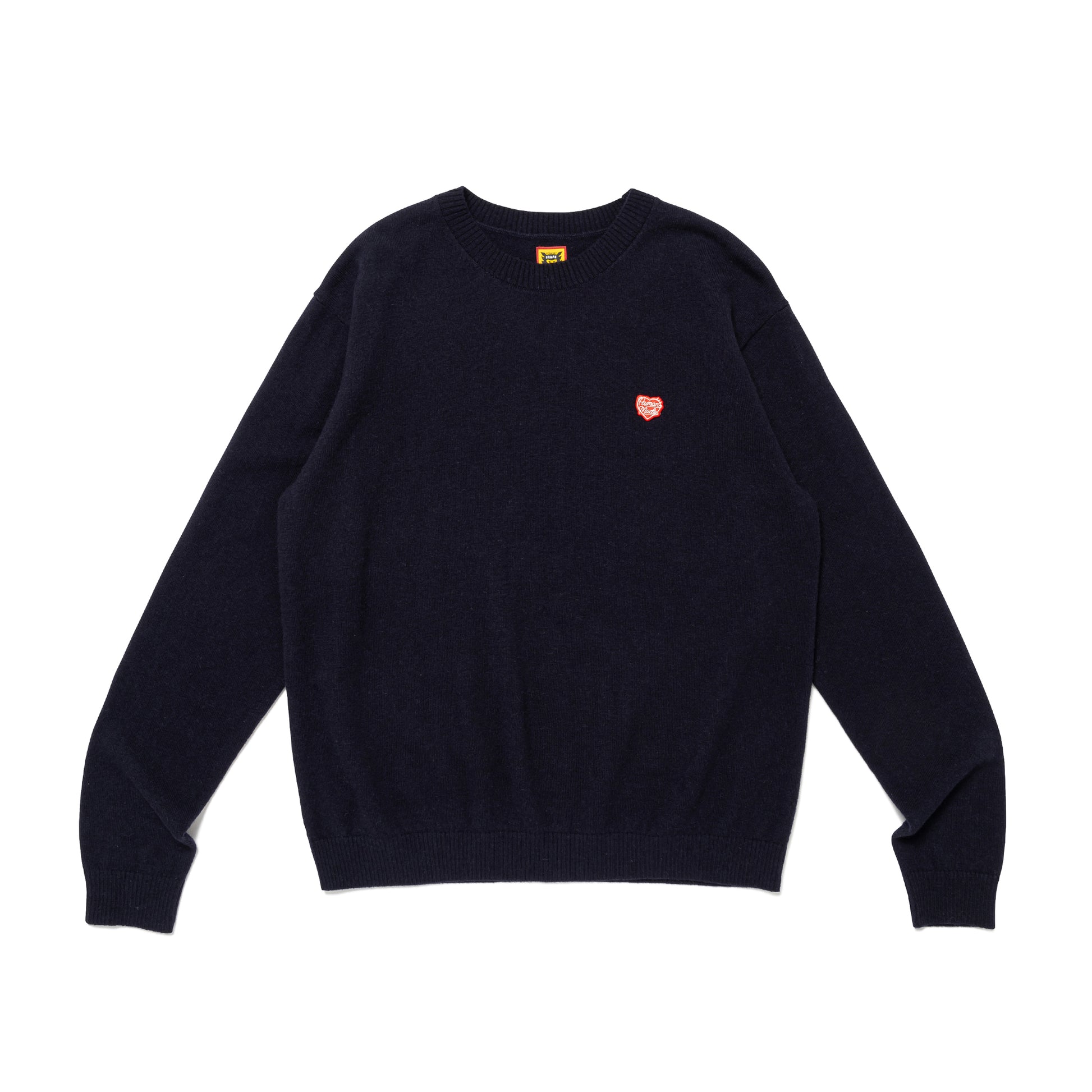 HUMAN MADE HEART BADGE KNIT SWEATER 1-A