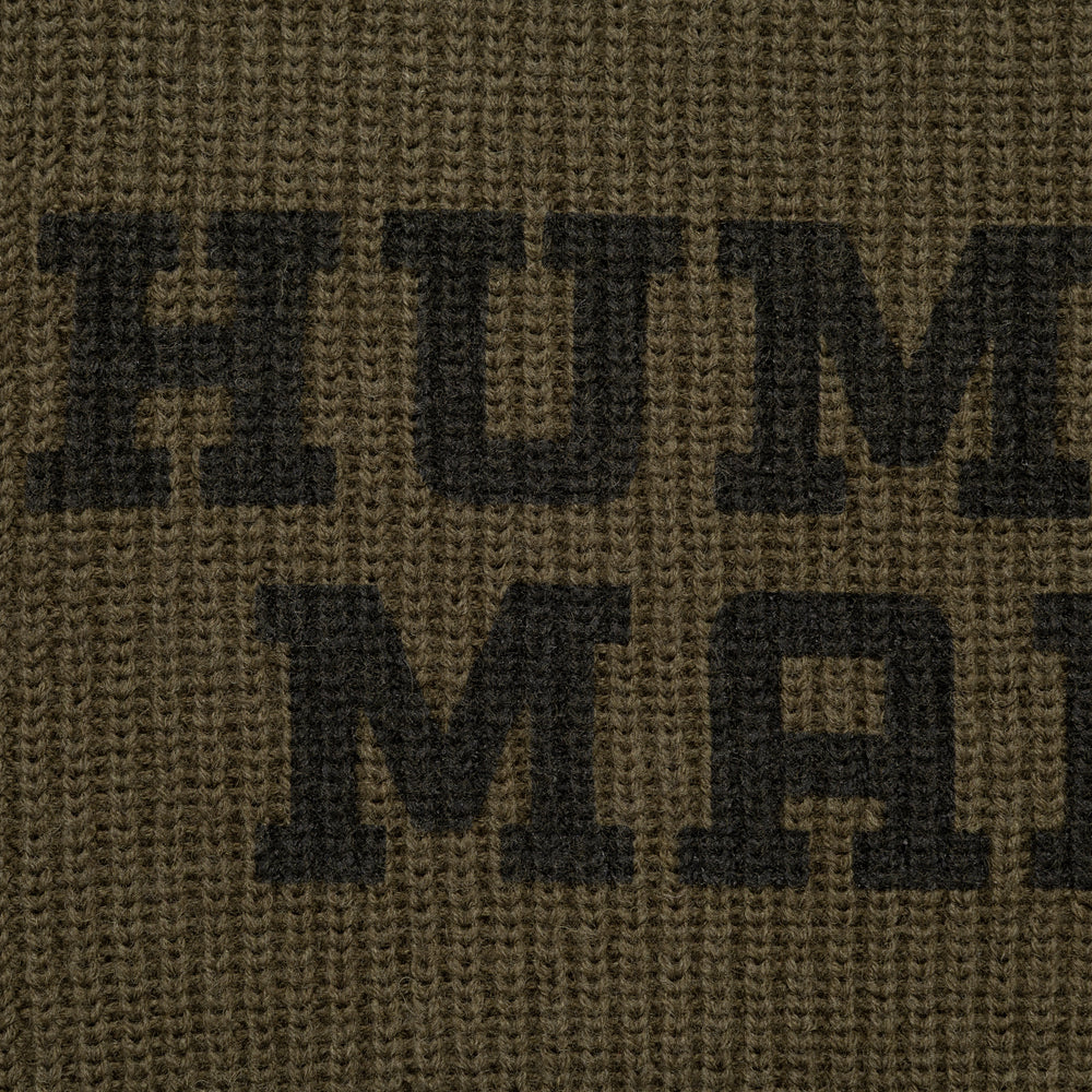 HUMAN MADE  MOC NECK KNIT SWEATER OD-D