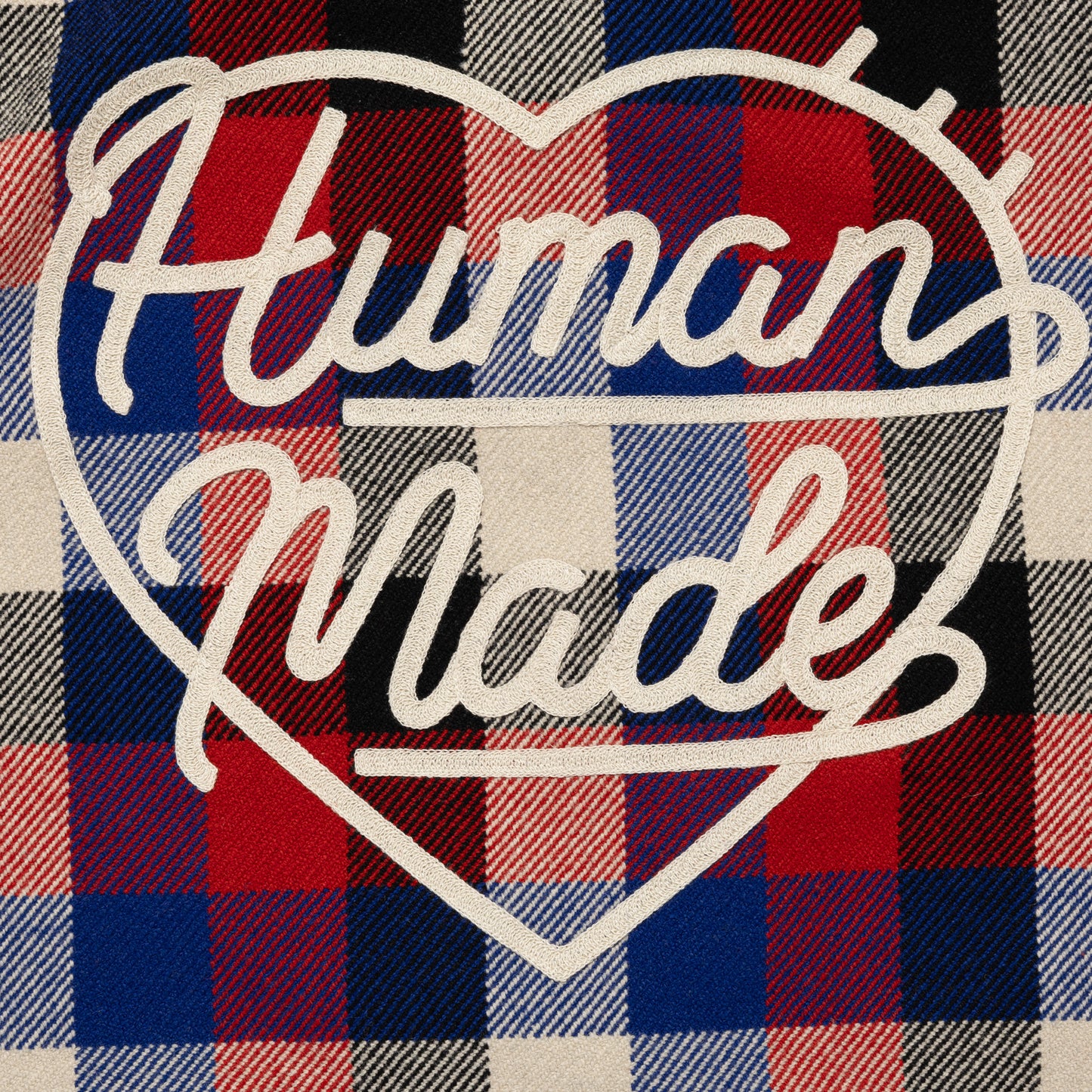 HUMAN MADE WOOL CHECK SHIRT JACKET RD-D