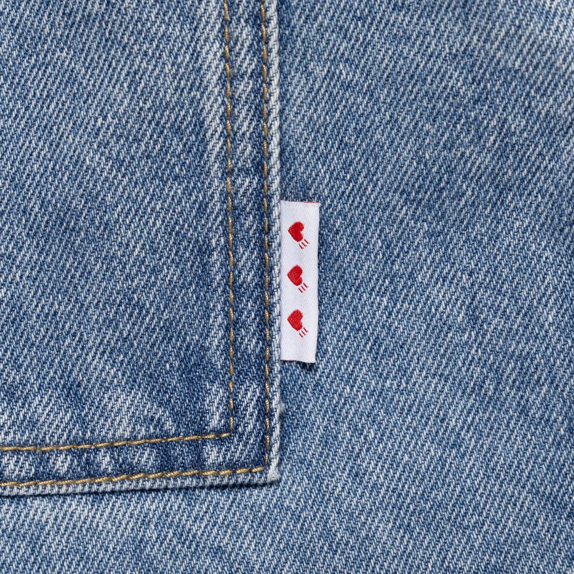 HUMAN MADE DENIM PAINTER SHORTS IN-E
