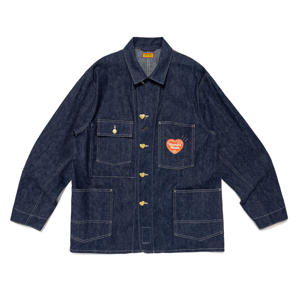 HUMAN MADE DENIM COVERALL PAST IN-A