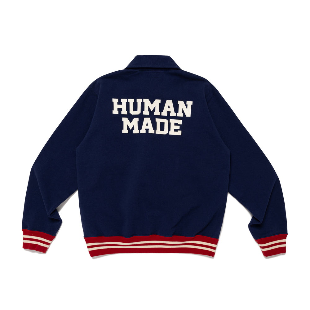 HUMAN MADE HALF-ZIP SWEATSHIRT NY-B