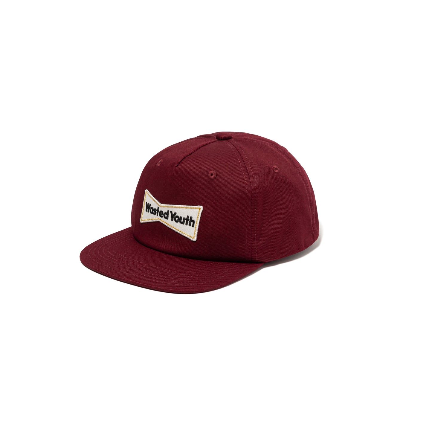 Wasted Youth WY25-GD-016 5PANEL SNAPBACK CAP RD-A.jpg