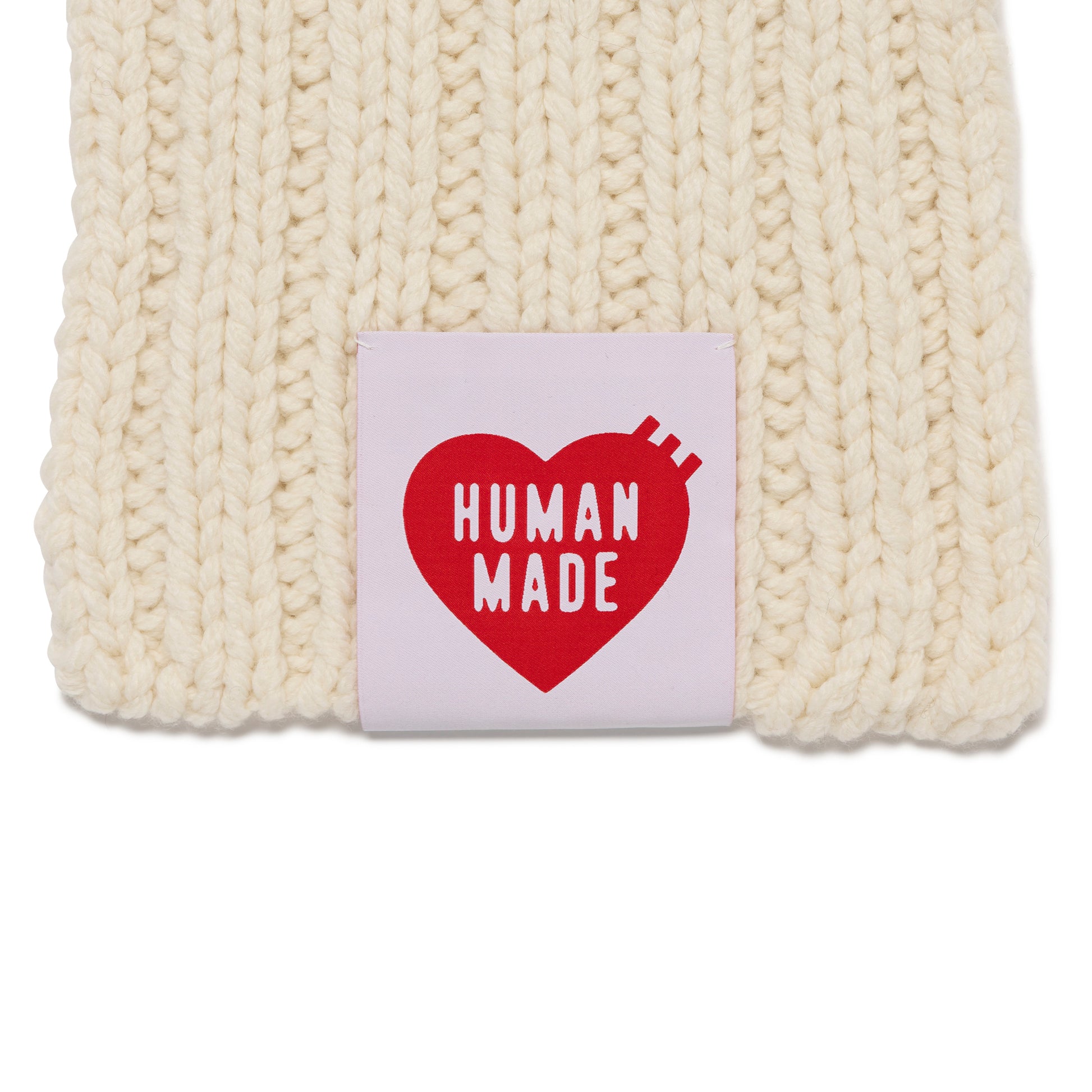 HUMAN MADE HAND KNIT MAFFLER WH-C