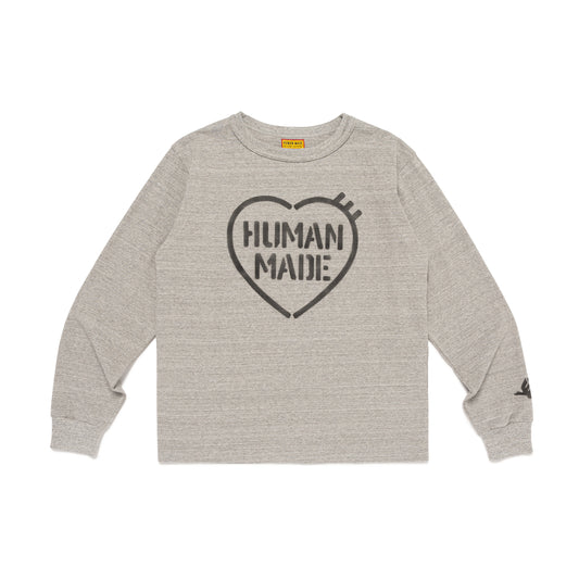 HUMAN MADE MILITARY L_S T-SHIRT GY-A