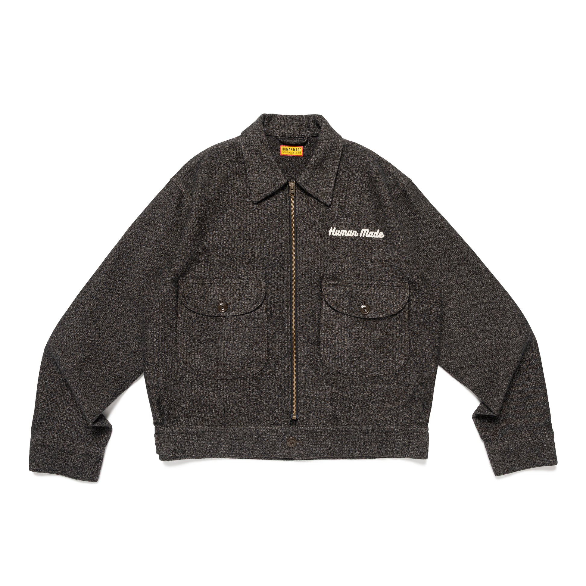 HUMAN MADE ZIP-UP WORK JACKET GY-A