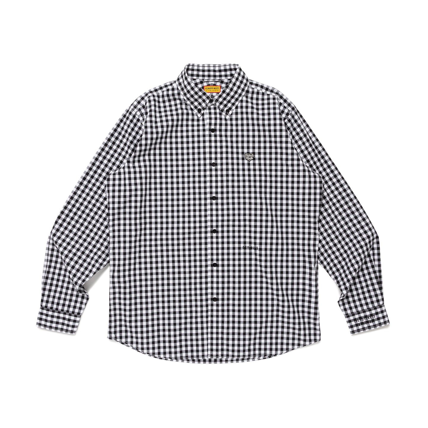 HUMAN MADE GINGHAM CHECK BD SHIRT BK-A