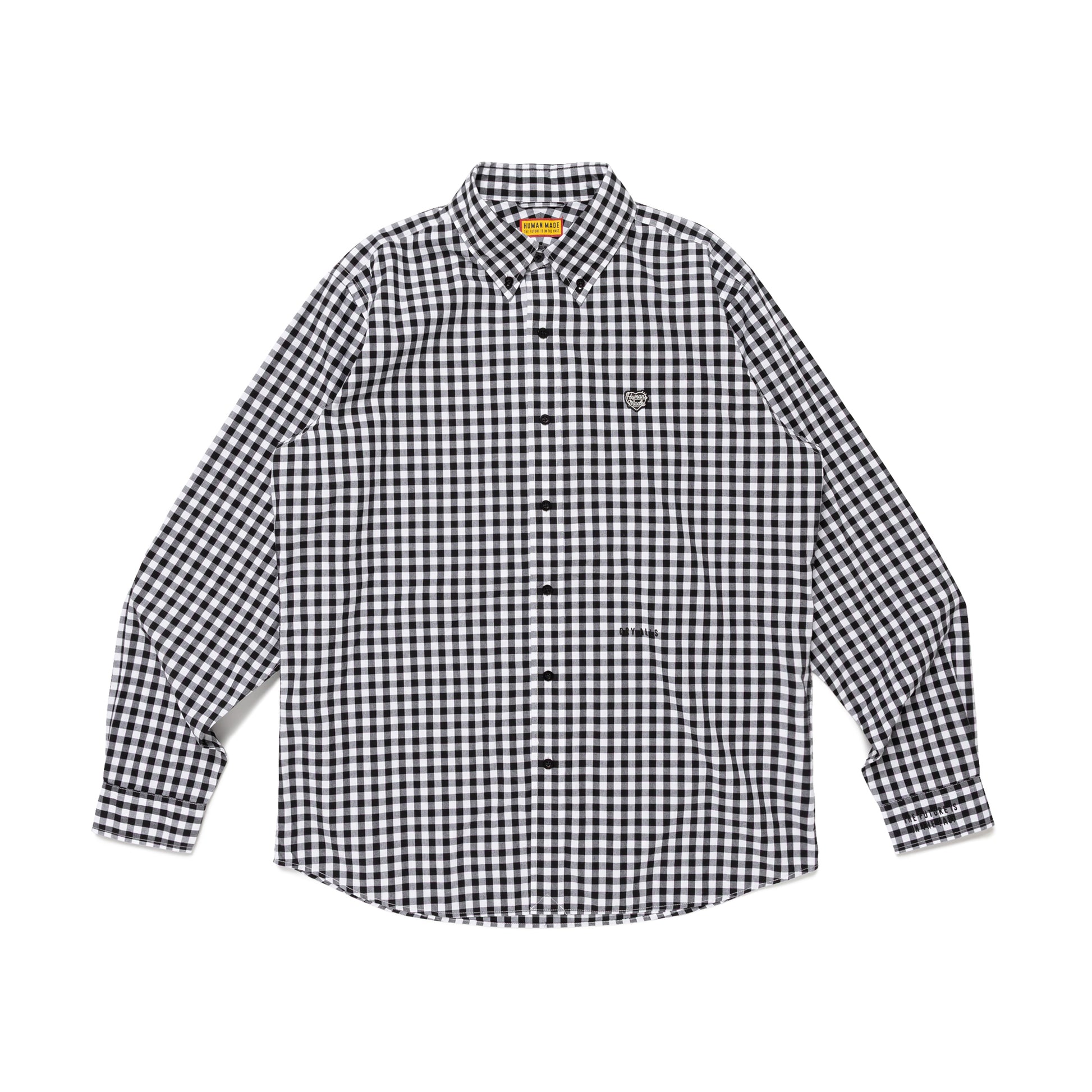 HUMAN MADE GINGHAM CHECK BD SHIRT BK-A