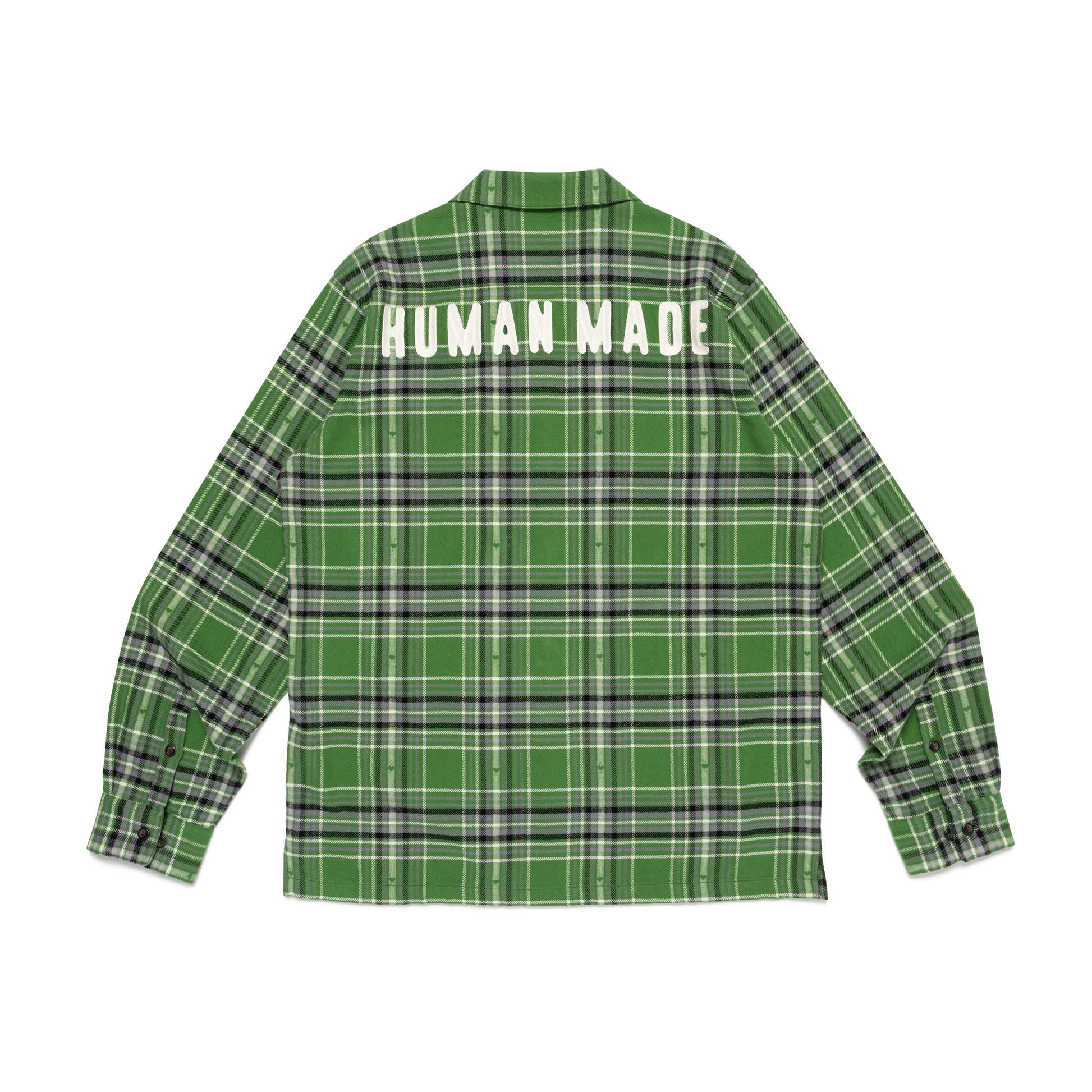 HUMAN MADE FLANNEL CHECK SHIRT GR-B